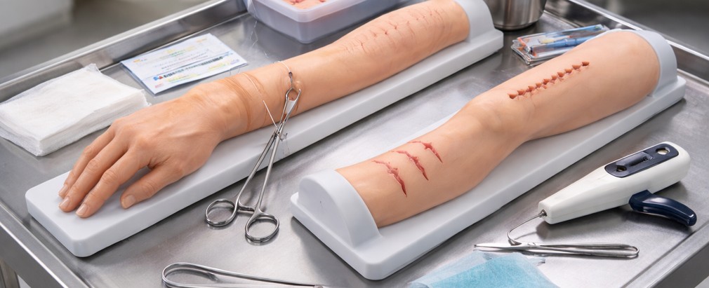 suture and stapling practical arm and leg